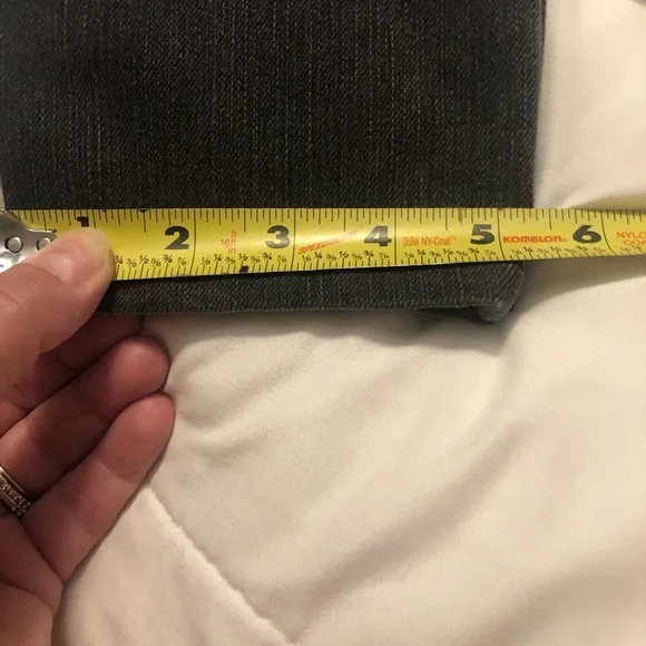 GCC Soft Surroundings Pull On White Band Skinny Leg Jeans - Picture 3 of 9